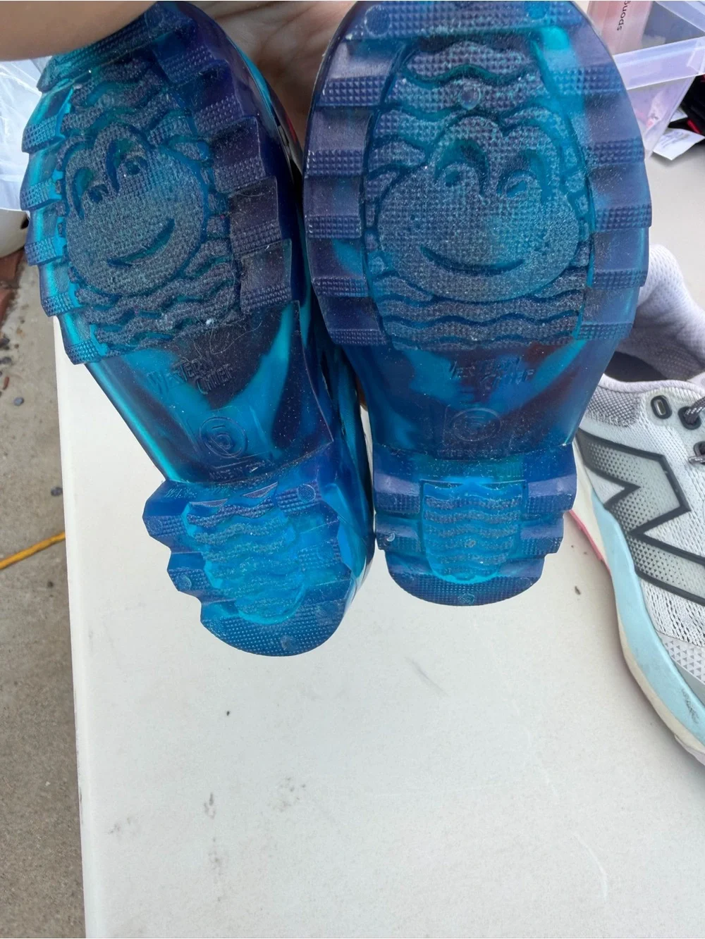Western Chief Blue Camo Kids Rain & Snow Boots with Easy Handles